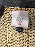 CAbi 100% Polyester Yellow Sleeveless Blouse Size XL - photo 7