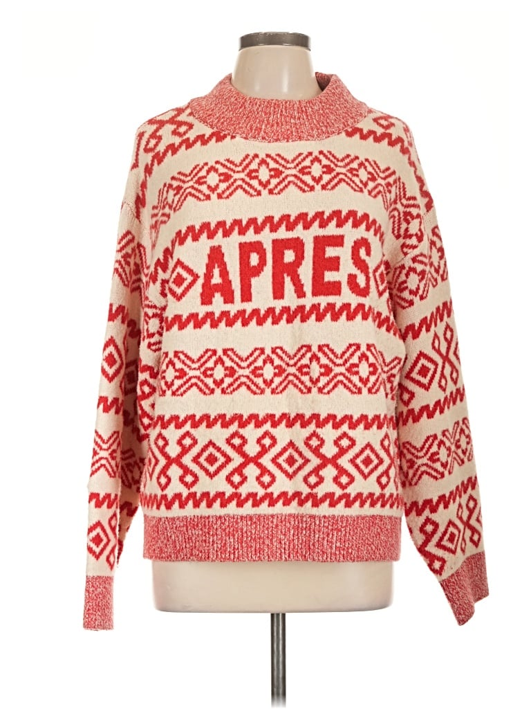 Pre-owned A New Day Pullover Sweater In Red