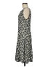 Perceptions Print Blue Casual Dress Size M - photo 5