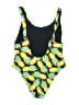 Assorted Brands Print Yellow One Piece Swimsuit Size L - photo 2