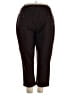 Rafaella Solid Black Casual Pants Size 20 - photo 2