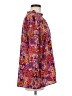 Jodifl 100% Polyester Floral Purple Long Sleeve Blouse Size M - photo 4