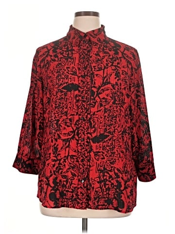 Alia 3/4 Sleeve Blouse (view 1)