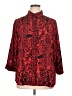 Alia 100% Polyester Animal Print Red 3/4 Sleeve Blouse Size 16 - photo 1