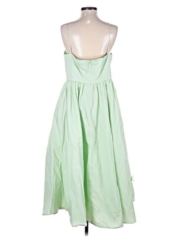 Self-Portrait Floral-appliqué cotton Poplin Midi Dress (view 2)