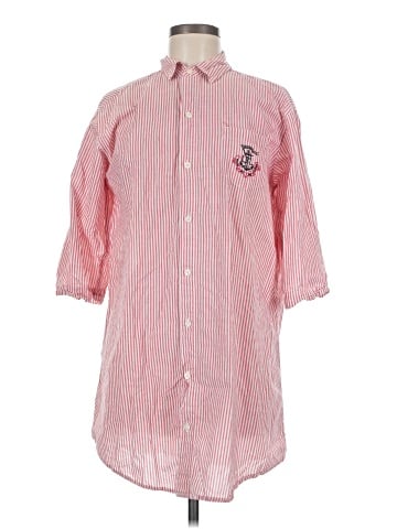 Lauren by Ralph Lauren 3/4 Sleeve Button-Down Shirt (view 1)