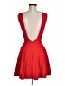 Unbranded Solid Red Cocktail Dress Size M - photo 2