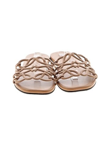Loewe Petal Anagram leather slides (view 2)