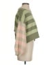 Papermoon Stripes Green Pullover Sweater Size S - photo 4