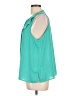 Fun2Fun 100% Polyester Teal Sleeveless Blouse Size L - photo 5
