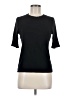 Splendid Solid Black Short Sleeve Top Size M - photo 1