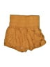 FP Movement 100% Polyamide Solid Gold Shorts Size S - photo 1
