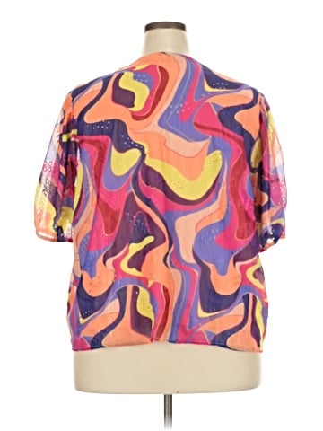 Nicole Miller Short Sleeve Blouse (view 2)