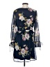 Xhilaration 100% Polyester Floral Blue Cocktail Dress Size S - photo 2