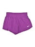 Nike 100% Polyester Purple Athletic Shorts Size S - photo 1