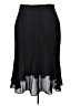 In'Voland 100% Polyester Solid Black Formal Skirt Size 24W - photo 2
