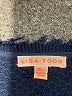 Lisa Todd 100% Cotton Stars Blue Pullover Sweater Size XL - photo 7