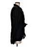 Neiman Marcus 100% Linen Black Long Sleeve Blouse Size M - photo 4