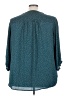 Torrid 100% Polyester Polka Dots Teal 3/4 Sleeve Blouse Size 4X Plus (4) - photo 2