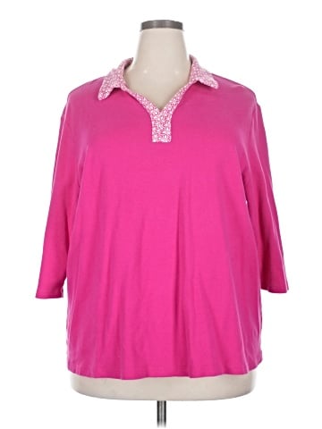Liz & Me Long Sleeve Polo (view 1)