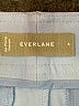 Everlane 100% Acetate Color Block Blue Casual Pants Size 4 - photo 7