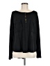 Pol Black Long Sleeve Top Size M - photo 1