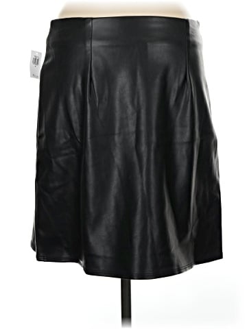 Old Navy Faux Leather Skirt (view 2)