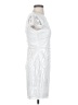 Lulus 100% Polyester White Cocktail Dress Size S - photo 4