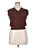 Zara Brown Sleeveless Top Size XL - photo 1
