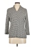 Talbots Gray 3/4 Sleeve Blouse Size L - photo 1