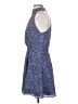 Parker 100% Polyester Polka Dots Blue Cocktail Dress Size S - photo 5