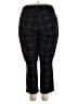 Democracy Plaid Black Casual Pants Size 24w - photo 2