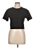 Assorted Brands Solid Black Short Sleeve T-Shirt Size L (estimated) - photo 1