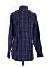 Burton 100% Polyester Plaid Blue Long Sleeve Blouse Size S - photo 2
