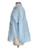 Zara Blue Long Sleeve Button-Down Shirt Size S - photo 5
