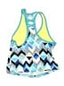 ZeroXposur Blue Swimsuit Top Size 7 - photo 2