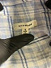 Max Studio 100% Rayon Plaid Blue Long Sleeve Button-Down Shirt Size S - photo 4