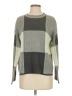 Paper Crane Color Block Gray Pullover Sweater Size S - photo 1