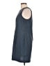 Unbranded 100% Polyester Chevron-herringbone Gray Blue Casual Dress Size 12 - photo 5