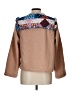 Compania Fantastica 100% Polyester Tweed Tan Pullover Sweater Size L - photo 2