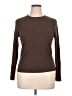 Splendid Brown Long Sleeve T-Shirt Size XL - photo 1