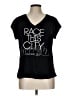 Ideology 100% Polyester Black Short Sleeve T-Shirt Size L - photo 1