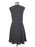 Ann Taylor 100% Polyester Chevron-herringbone Gray Casual Dress Size 6 - photo 2