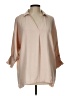 Dokotoo 100% Polyester Tan 3/4 Sleeve Blouse Size L - photo 1