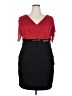 En Focus Studio Red Cocktail Dress Size 18 - photo 1