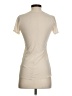 Monrow 100% Cotton Ivory Short Sleeve Turtleneck Size XS - photo 2