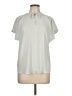 Ann Taylor LOFT 100% Polyester Green Short Sleeve Blouse Size L - photo 1