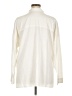 J.Jill Solid Ivory Long Sleeve Button-Down Shirt Size XL - photo 2