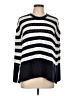 Gap 100% Cotton Stripes Blue Pullover Sweater Size L - photo 1