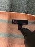 T/o Sweaters Stripes Pink Pullover Sweater Size XS - photo 4